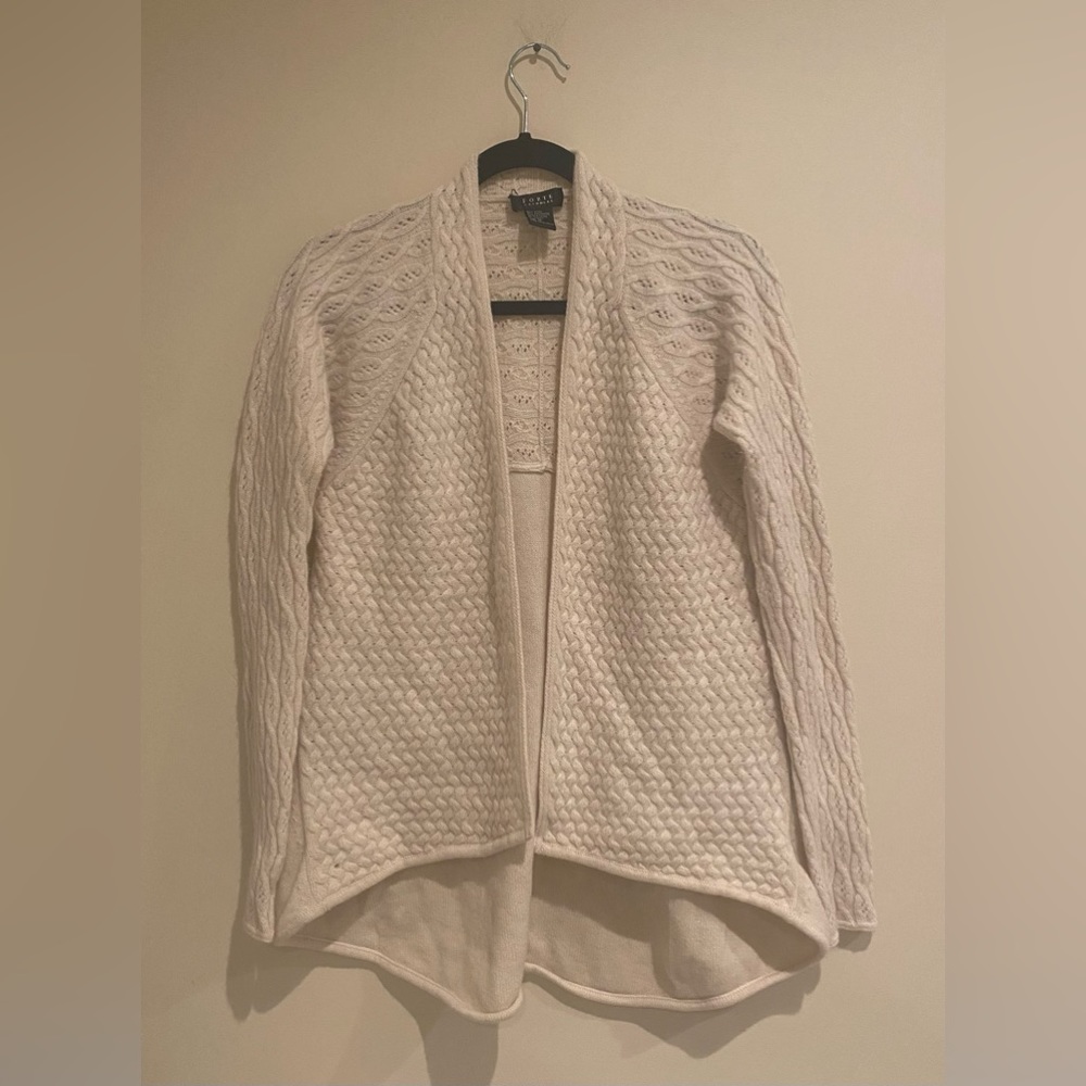 Forte Cashmere Cream Cardigan